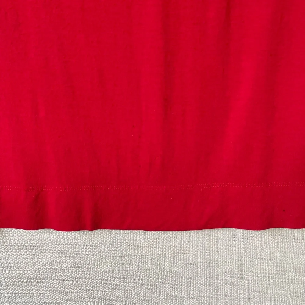 The Limited Red Blouse Top 3/4 sleeves - Picture 5 of 7